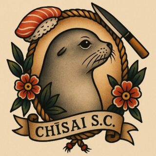 Cutlass in her grin
She sails ‘neath the soy-slick moon
Fish don’t stand a chance
#OmakaseSF #SanFranciscoEats #ChisaiSC #TattooedTradition #SushiWithEdge #PirateOmakase #SailorJerryStyle #BayAreaFoodies #OmakaseLife #SeafoodWithSoul #InkedAndHungry #UndergroundSushi #SharpKnivesColdFish #SFFoodScene #OmakaseAdventure